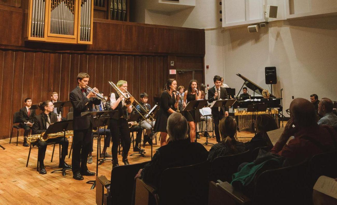 Pomona College Jazz Ensemble in concert